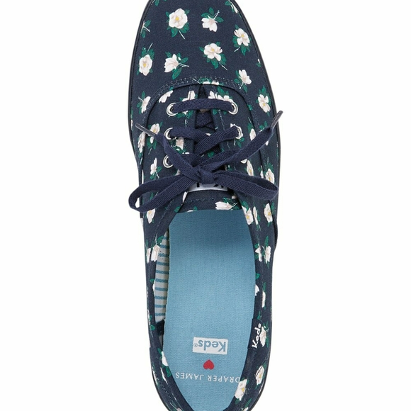 Keds Navy Draper James Champion Magnolia Sneaker - Picture 3 of 12